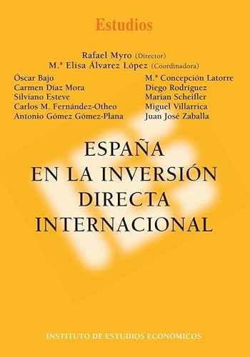 Imagen de archivo de ESPAA EN LA INVERSION DIRECTA INTERNACI a la venta por MARCIAL PONS LIBRERO