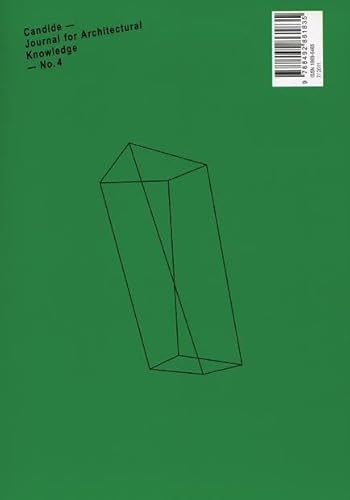 Stock image for Candide No. 4: Journal for Architectural Knowledge for sale by Revaluation Books