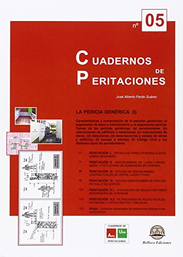 Stock image for CUADERNO DE PERITACIONES - N 5. LA PERICIA GENRICA (I) for sale by Zilis Select Books