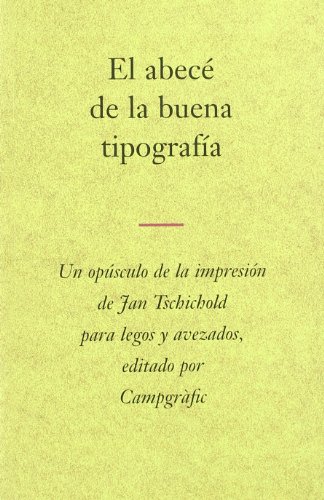 Beispielbild für El Abecé de la Buena Tipografía zum Verkauf von Hamelyn