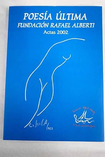 Stock image for Actas poesa ltima 2002 for sale by Librera Prez Galds