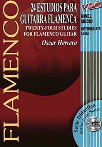 9788493472900: 24 Studies for Flamenco Guitar, Intermediate Level