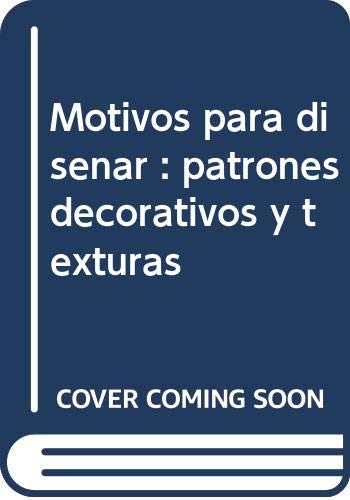 Imagen de archivo de Motivos para disear : patrones decorativos y texturas a la venta por medimops