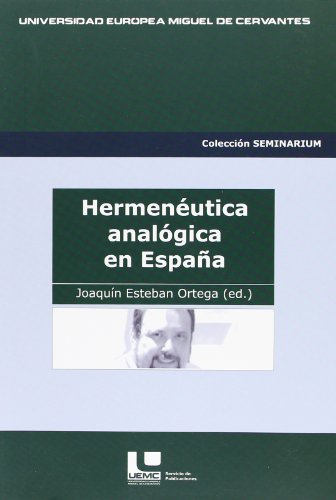 Imagen de archivo de HERMENUTICA ANALGICA EN ESPAA a la venta por Hiperbook Espaa