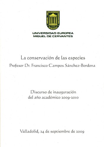 Imagen de archivo de LA CONSERVACIN DE LAS ESPECIES a la venta por Hiperbook Espaa