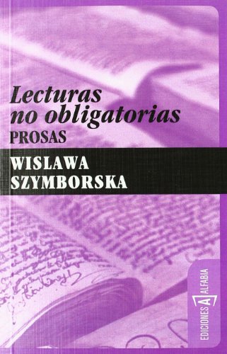 Stock image for LECTURAS NO OBLIGATORIAS: PROSAS for sale by KALAMO LIBROS, S.L.