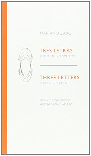 Stock image for TRES LETRAS POEMA EN 15 SEGMENT for sale by AG Library