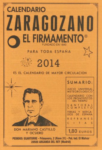 9788493874926: Calendario Zaragozano 2014
