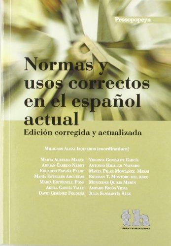 Stock image for Normas y usos correctos en el espaolMilagros Aleza Izquierdo; Marta for sale by Iridium_Books