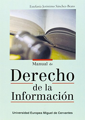 9788493972998: Manual de Derecho de la Informacin (Studium)