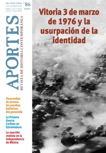 Beispielbild fr Aportes. Revista de Historia Contempornea N 86, ao XXIX (3/2014) zum Verkauf von Revaluation Books