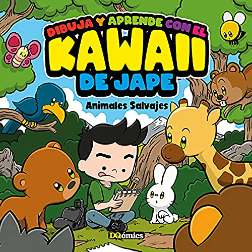 9788494465574: Dibuja y aprende con el kawaii de Jape / Cómo dibujar animales salvajes