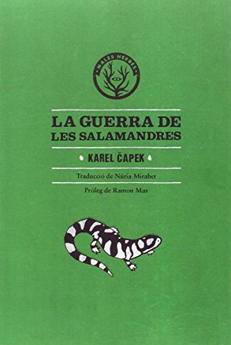 Imagen de archivo de LA GUERRA DE LES SALAMANDRES a la venta por Zilis Select Books