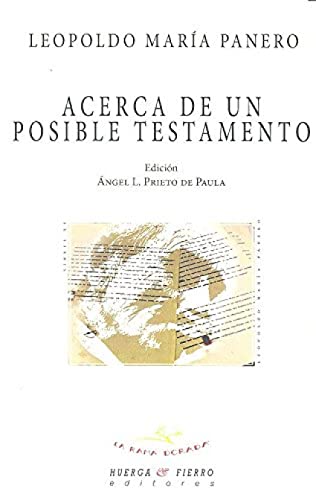 Beispielbild fr Acerca de Un Posible Testamento zum Verkauf von Hamelyn