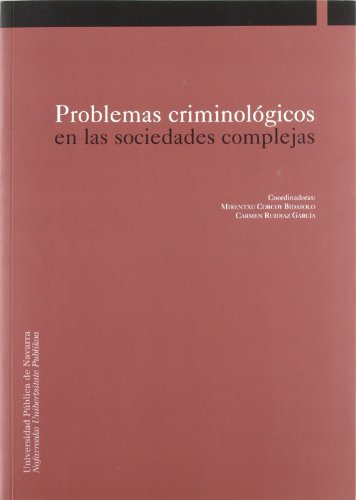 Imagen de archivo de Problemas criminolgicos en las sociedades complejas a la venta por AG Library