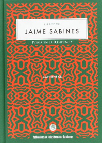 Imagen de archivo de Voz de jaime sabines pr-14 contiene cd poesia en la residenc a la venta por Iridium_Books