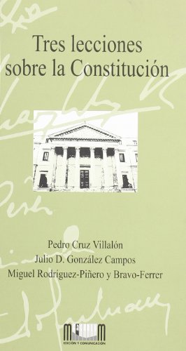 Imagen de archivo de Tres lecciones sobre la constitucin a la venta por AG Library