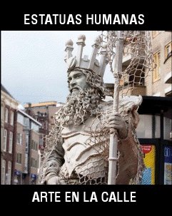 Imagen de archivo de Estatuas humanas.Arte en la calle a la venta por Tik Books ME