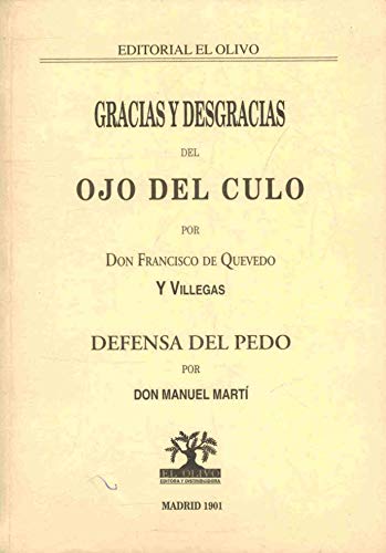 Beispielbild fr Gracias Y Desgracias Del Ojo Del Culo zum Verkauf von medimops
