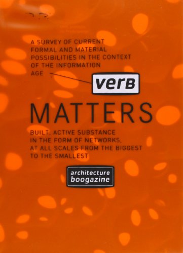 Beispielbild fr Matters. A Survey of Current. Formal and Material Possiblilities in the Context of the Information Age. Built, active Substance in teh Form of Networks, at all Scales from the Biggest to the Smallest. zum Verkauf von Antiquariat Hentrich (Inhaber Jens Blaseio)