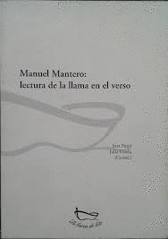Beispielbild fr Manuel Mantero: lectura de la llama en el verso . zum Verkauf von Librera Astarloa