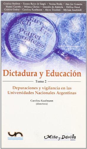 Imagen de archivo de Depuraciones y vigilancia en las universidades nacionales argentinas a la venta por medimops