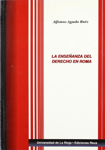 Imagen de archivo de LA ENSEANZA DEL DERECHO EN ROMA a la venta por Siglo Actual libros