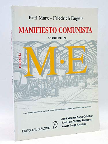 Stock image for Marx-Engels, Manifiesto comunista (Filosofia - Dialogo) for sale by medimops