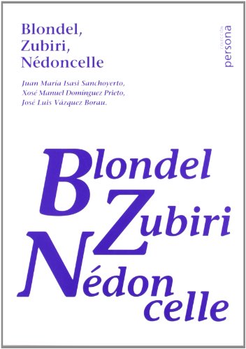 Beispielbild fr Blondel, Zubiri, Ndoncelle zum Verkauf von AG Library