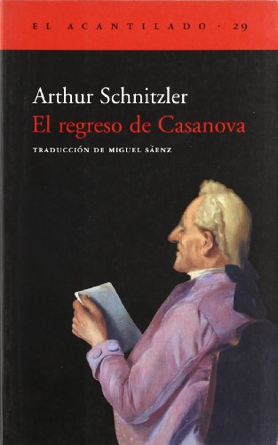 El regresso de Casanova (9788495359186) by Schnitzler, Arthur