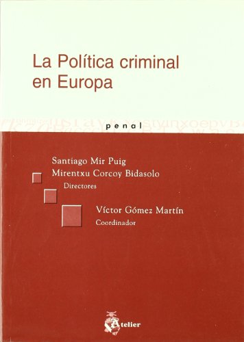 Stock image for La poltica criminal en Europa for sale by Tik Books ME