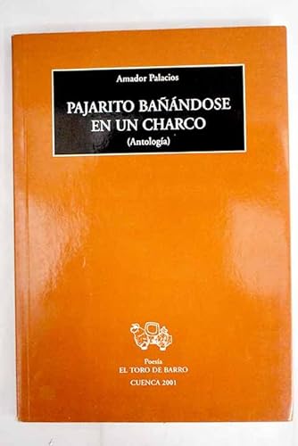 Pajarito banÌƒaÌndose en un charco: AntologiÌa (PoesiÌa / El Toro de Barro) (Spanish Edition) (9788495543219) by Palacios, Amador