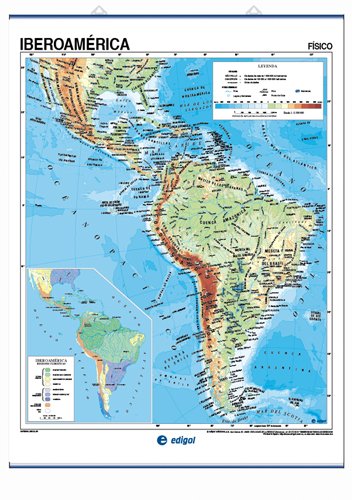 Iberoamérica, físico / político