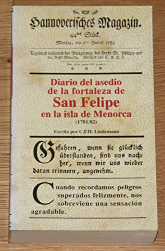 Stock image for Diario del asedio de la fortaleza de Sant Felipe en la Isla de Menorca for sale by medimops