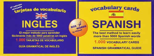 BOX WORDS. TARJETAS DE VOCABULARIO INGLÉS-ESPAÑOL