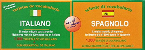 Stock image for Tarjetas de vocabulario italiano/espaol for sale by Iridium_Books