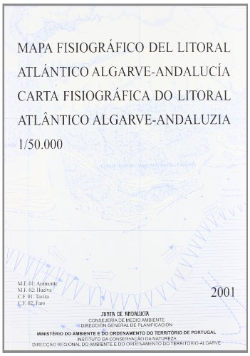 Imagen de archivo de Mapa fisiogrfico del litoral Algarve-Andaluca a la venta por Agapea Libros