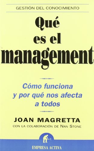 Stock image for Que Es el Management for sale by OM Books