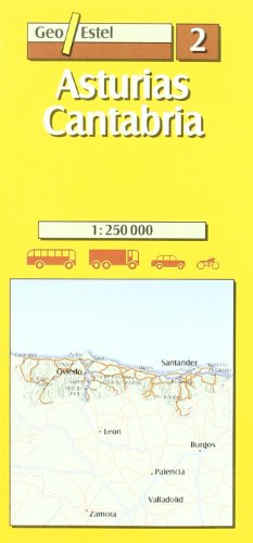 Beispielbild fr Asturias / Cantabria 2003: Asturias / Cantabria Road Map 1:250, 000 (Main routes) zum Verkauf von Buchpark