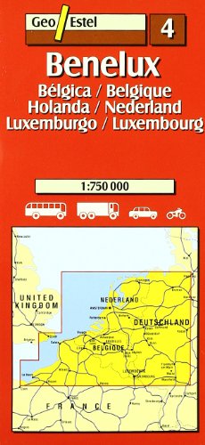 9788495788856: Mapa carreteras Blgica-Holanda-Luxemburgo(grandes rutas)