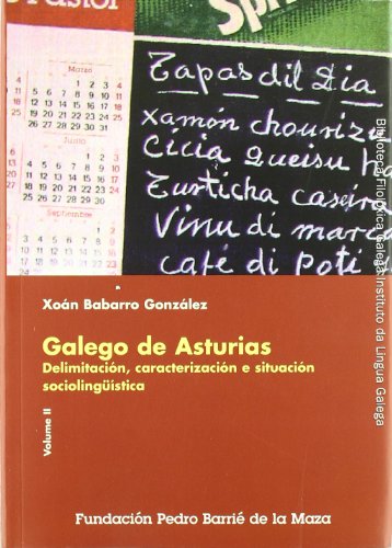 Stock image for GALEGO DE ASTURIAS. DELIMITACION, CATACTERIZACION E SITUACION SOCIOLINGISTICA (2 VOLS.) for sale by KALAMO LIBROS, S.L.