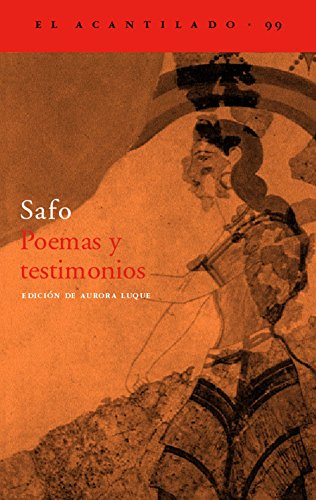 Poemas y testimonios (Spanish Edition) (9788496136694) by Safo