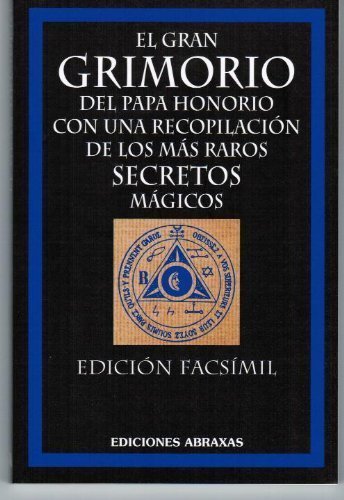 Stock image for Gran grimorio del papa honorio,el. recopilacion secretos. for sale by Iridium_Books