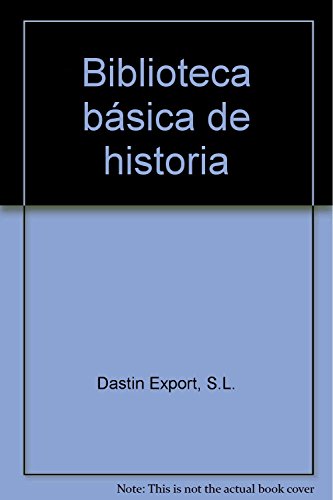 Stock image for Biblioteca bsica de historia for sale by medimops
