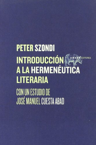 Stock image for INTRODUCCION A LA HERMENEUTICA LITERARIA for sale by AG Library