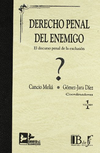 9788496261280: Derecho Penal del Enemigo - 2 Volmenes