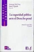 Stock image for La seguridad publica ante el Derecho penal for sale by MARCIAL PONS LIBRERO