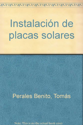 Stock image for instalaciones de paneles solares trmicos for sale by LibroUsado CA