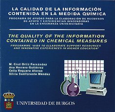 Stock image for LA CALIDAD DE LA INFORMACIN CONTENIDA EN LA MEDIDA QUMICA for sale by Hiperbook Espaa