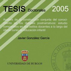 9788496394612: Anlisis de la construccin conjunta del conocimiento en los debates postnarrativos: estudio compara